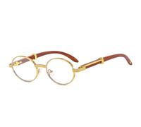 HPIRME Retro Oval Men Sunglasses Clear Gradient Lens Eyewear Women Sun Glasses Shades UV400,Golden clear,one size
