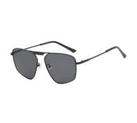 HPIRME Retro Punk Metal Frame Women's Luxury Men Uv400(Black Gray)