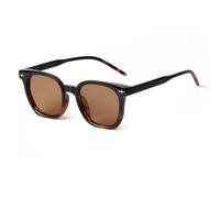 HPIRME Retro Rivet Shell Glasses Women Men Vintage Small Frame Lens(3)