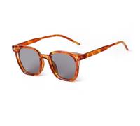 HPIRME Retro Rivet Shell Glasses Women Men Vintage Small Frame Lens(4)