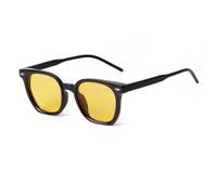 HPIRME Retro Rivet Shell Glasses Women Men Vintage Small Frame Lens(7)