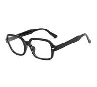 HPIRME Retro Rivets Frame Glasses for Women Glass Mens Drive Shade Uv400(Black Clear)
