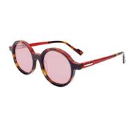 HPIRME Retro Round Sunglasses Women Gradient Acetate Frame Polarized Uv400 Protection Outdoor