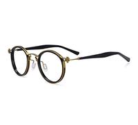 HPIRME Retro Steam Punk Glasses Frames Men Women Light Acetate Leg Eyeglasses,1,One size