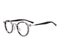 HPIRME Retro Steam Punk Glasses Frames Men Women Light Acetate Leg Eyeglasses,2,One size