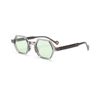 HPIRME Retro Style Polarized Glasses Uv400 Male Polygon Ladies for Men Hexagon(4)