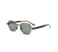 HPIRME Retro Style Polarized Glasses Uv400 Male Polygon Ladies for Men Hexagon(5)