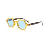 HPIRME Retro Style Polarized Glasses Uv400 Male Polygon Ladies for Men Hexagon(6)