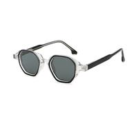 HPIRME Retro Style Small Glasses for Men Cp Acetate Round for Women Polygon Uv400(1)