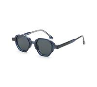 HPIRME Retro Style Small Glasses for Men Cp Acetate Round for Women Polygon Uv400(2)