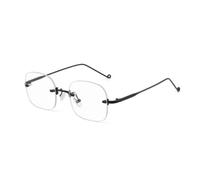 HPIRME Retro Sunglasses Women Fashion Rimless Gradient Shades Cutting Lens(6)
