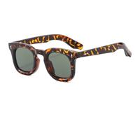 HPIRME Retro Sunglasses Women Men Fashion Rivet Thick Frame Gradient Shades