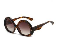 HPIRME Retro Women Glasses Fashion Shades Uv400(Leopard-Brown)