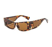 HPIRME Retro Women Glasses Fashion Shades Uv400(Leopard-Brown)