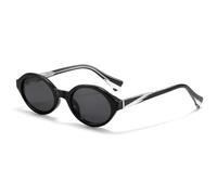 HPIRME Retro Women's Oval Sunglasses with Thick Frames Men's Outdoor Driving Fashion Uv40