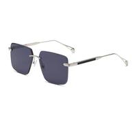 HPIRME Rimless Glasses Women Men Retro Fashion Metal Frameless Vintage Street Shades(C3)
