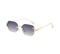 HPIRME Rimless Sunglasses Uv400(Gray gradient)