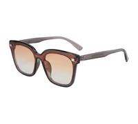 HPIRME Shape Glasses Women Fashion Rivets Decoration Man Driving Women(Gray Sunset)