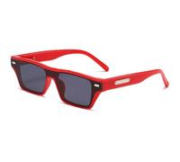 HPIRME Small Cat Eye Glasses Men Vintage Fashion Women Lady Shades Uv400(C2)