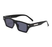HPIRME Small Cat Eye Glasses Men Vintage Fashion Women Lady Shades Uv400(C3)