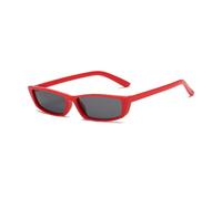 HPIRME Small Rectangle Sunglasses Fashion Women Retro Small Frame Narrow Uv400(JH15984-C2)