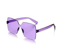 HPIRME Square Sunglasses Glasses Personalised Cat Eye Sunglasses Versatile Sunglasses UV400, Style5-8, One Size