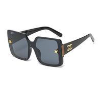 HPIRME Square Sunglasses Man Retro Shades Women Sun Glasses Mirror Clear Vintage Driving Eyewear,C1,one size