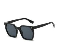 HPIRME Style of Women's Sunglasses Gradient Color Fashion(Black)