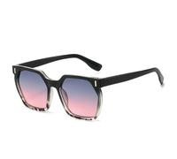 HPIRME Style of Women's Sunglasses Gradient Color Fashion(Blackdemi)