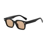 HPIRME Sunglasses Women Fashion Shades Uv400 Retro Rivets Men Clear