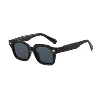 HPIRME Sunglasses Women Fashion Shades Uv400 Retro Rivets Men Clear