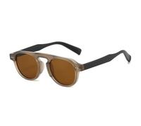 HPIRME Tr90 Vintage Luxury Sunglass Men Retro Round Frame Women Shades Uv400