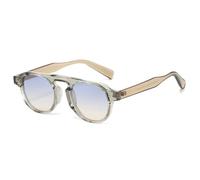 HPIRME Tr90 Vintage Luxury Sunglass Men Retro Round Frame Women Shades Uv400