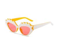 HPIRME Trendy Cat Eye Sunglasses for Women Men Fashion Luxury Retro Female Outdoors Uv400