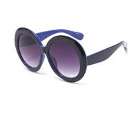 HPIRME Vintage Big Round Sunglasses Women Gradient Oversized Sun Glasses Female Mirror Clear Shades,c5,one size