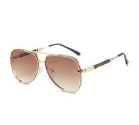 HPIRME Vintage Glasses for Women Fashionable Edged Gradient Lens(5)