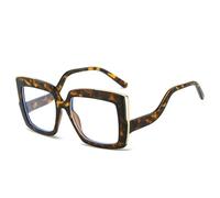 HPIRME Vintage Glasses Men Women Retro Fashion Oversized Frame Uv400 Shades(C2)