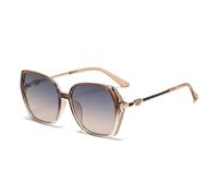 HPIRME Vintage Large Frame Rectangle Sunglasses Lady Vintage Shades Gradient Uv400(3)