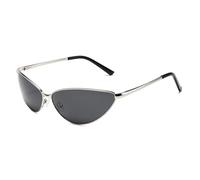 HPIRME Vintage Metal Frame Polarized Glasses Men Women Outdoor Retro Shades(C2)