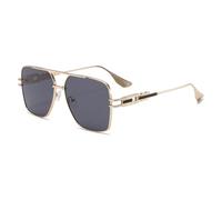 HPIRME Vintage Oversized Glasses Men Women Fashion Metal Frame Outdoor Retro Shades Uv400(C1)