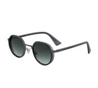 HPIRME Vintage Punk Polygon Glasses Women Luxury Trendy Round for Lady Outdoor Uv400(C4GunGrayGreen)