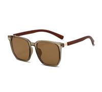 HPIRME Vintage Rivets Women Glasses Fashion Gradient Shades Uv400 Men(Light brown tea)