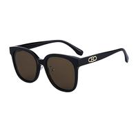 HPIRME Vintage Square Polarized Sunglasses Man Oval Sun Glasses Retro Traveling,C5,one size