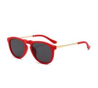 HPIRME Vintage Sunglasses Women Men Round Metal Frame Sun Glasses Female Retro Shades(7)