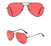 HPIRME Woman Sunglasses Man Mans Colourful Mirror Metal Frame Driving, 10, One Size