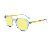 HPIRME Women Geometric Sunglasses Fashion Acetate Frame Gradient Color Polarized Uv400 Protection