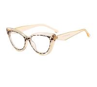 HPIRME Women Glasses Retro Rivets Men Luxury Outdoor Driving Uv400(Leopard LightBrown)
