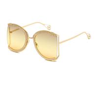 HPIRME Zircon Oversized Shields Luxury Butterfly Sunglasses Women(5)