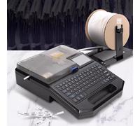 HpJfdsU Industrial Label Make, Handheld Label Printer Machine + Ribbons And Stickers, Prints Fast, Automatic Cutting, Compatible With Large Variety Of Label Tape Types,Computer