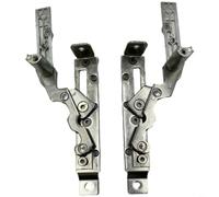 HpLive 1 Pack Invisible Cabinet Hinge, 3D Adjustable Stainless Steel Window Hinge With 180 Degree Opening And 90KG Load Capacity, Concealed Heavy(A)